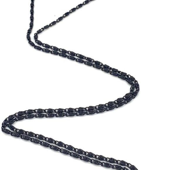 Vintage Black Metal Mesh Mini Crossbody Purse for Women with Chain, Small Evenin - Picture 5 of 5